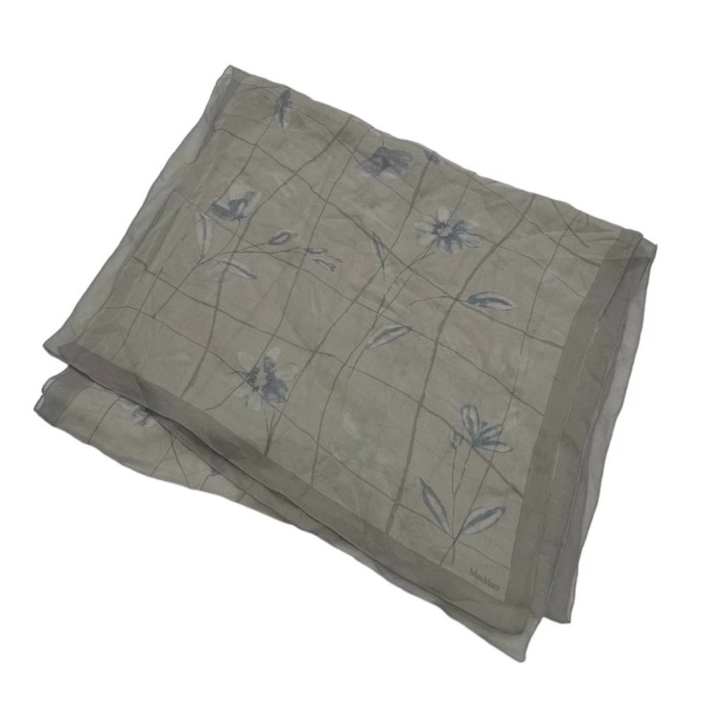MAX MARA FLORAL SCARF